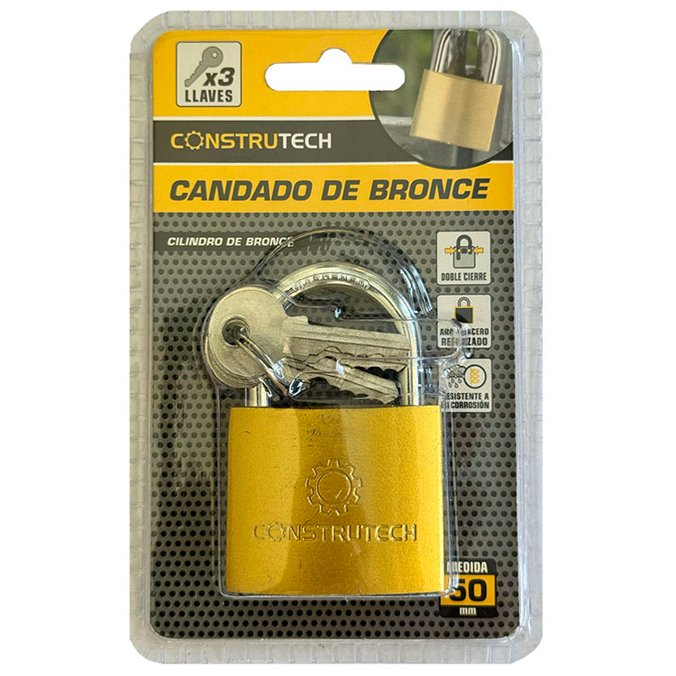 Candado bronce
