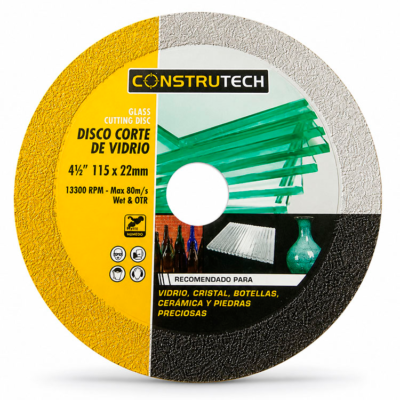 Disco de corte de vidrio
