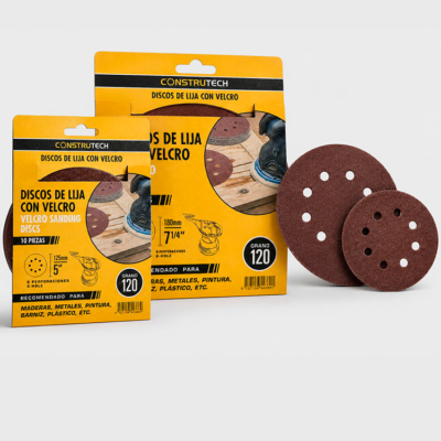 Discos de lija con velcro